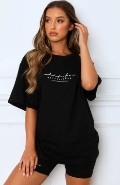 Whitefox Boutique Clothing Established Tee Black