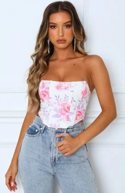 White Fox Boutique AU Patience Corset Pastel Rose