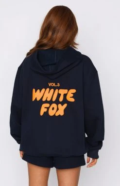 White Fox Boutique AU Offstage Hoodie Space Navy