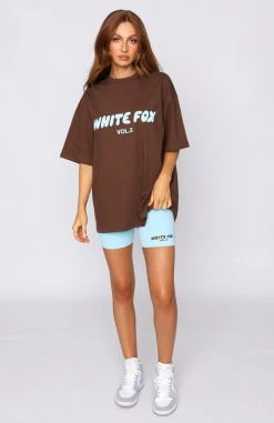 White Fox Boutique AU Clothing Offstage Oversized Tee Espresso 11 White Fox Boutique AU Clothing Offstage Oversized Tee Espresso