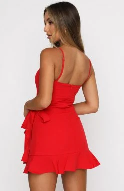 White Fox Boutique AU Better Now Mini Dress Red Clothing 10 White Fox Boutique AU Better Now Mini Dress Red Clothing