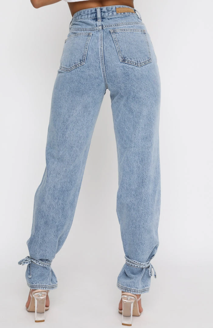 White Fox Boutique AU Clothing Hard To Believe Straight Leg Denim Jeans Washed Blue 6 White Fox Boutique AU Clothing Hard To Believe Straight Leg Denim Jeans Washed Blue
