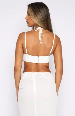 White Fox Boutique AU Sunset Fantasy Crop Off White 10 White Fox Boutique AU Sunset Fantasy Crop Off White