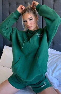 White Fox Boutique AU Clothing Set The Standard Hoodie Forest Green