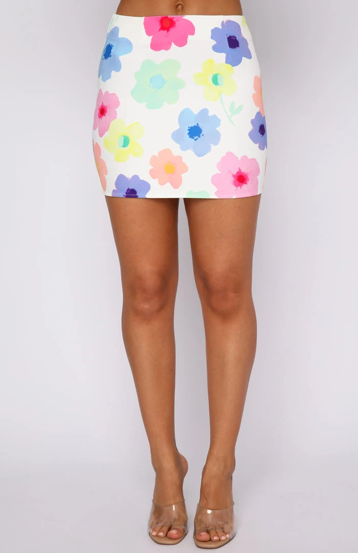White Fox Boutique AU Clothing Sweet Nothings Mini Skirt Spring Print 4 White Fox Boutique AU Clothing Sweet Nothings Mini Skirt Spring Print