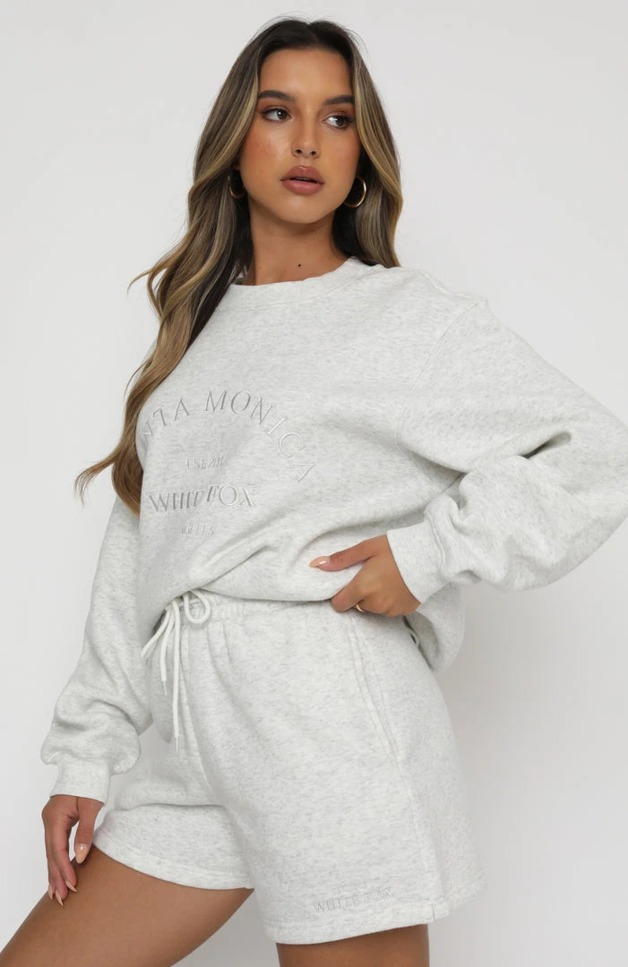 White Fox Boutique AU Best Of Both Oversized Sweater Grey Marle 5 White Fox Boutique AU Best Of Both Oversized Sweater Grey Marle