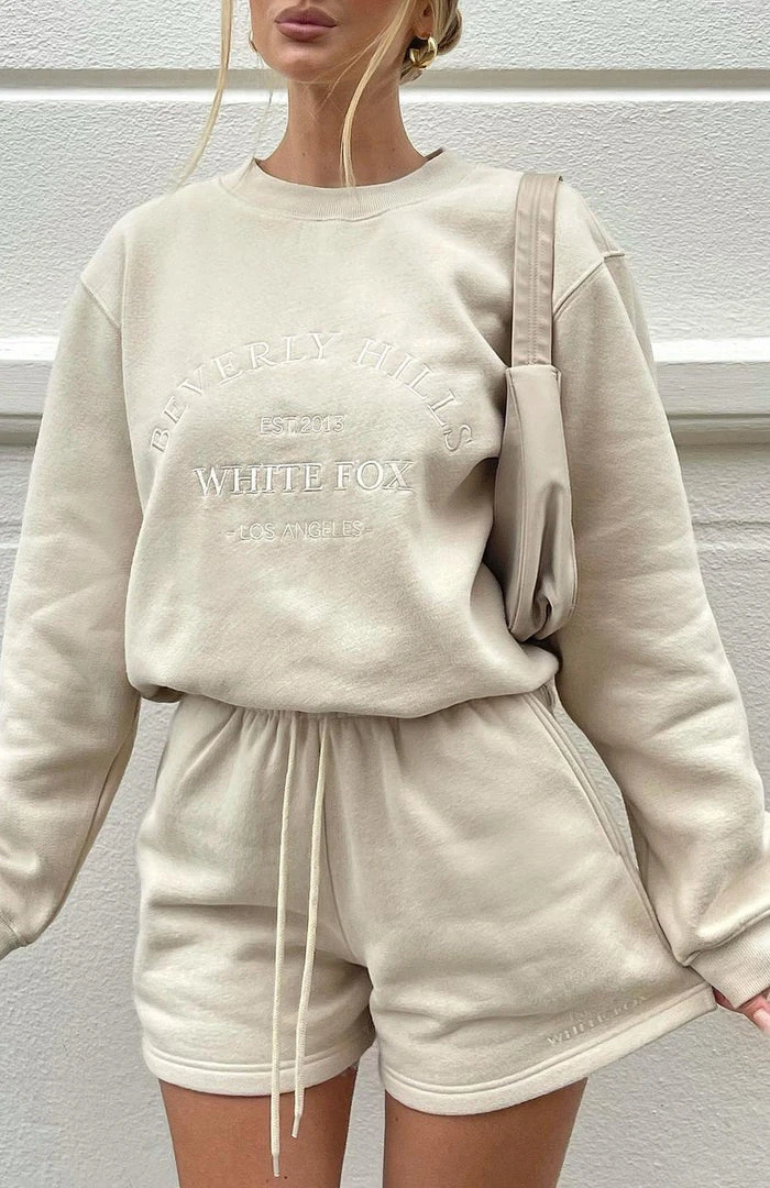 White Fox Boutique AU Best Of Both Oversized Sweater Sand Clothing 8 White Fox Boutique AU Best Of Both Oversized Sweater Sand Clothing