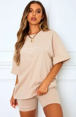 Whitefox Boutique Established Tee Sand 10 Whitefox Boutique Established Tee Sand