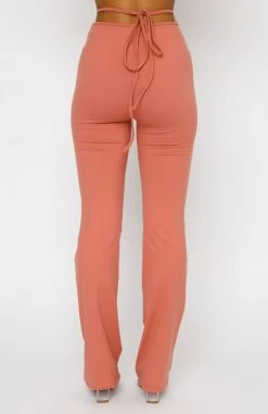 White Fox Boutique AU Bottoms Time Stands Still Pants Ginger