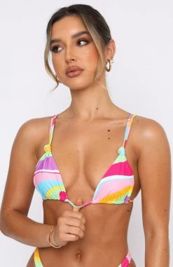 White Fox Boutique AU Tropical Attraction Bikini Top Wave Print 10 White Fox Boutique AU Tropical Attraction Bikini Top Wave Print
