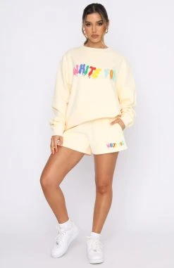 White Fox Boutique AU Clothing Your Moment Sweater Buttercup 12 White Fox Boutique AU Clothing Your Moment Sweater Buttercup