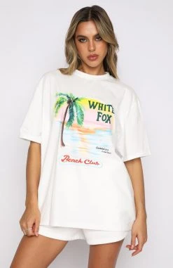 White Fox Boutique AU Under The Palms Tee Off White