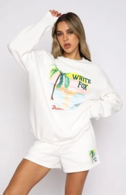 White Fox Boutique AU Clothing Sweet And Sour Sweater Off White