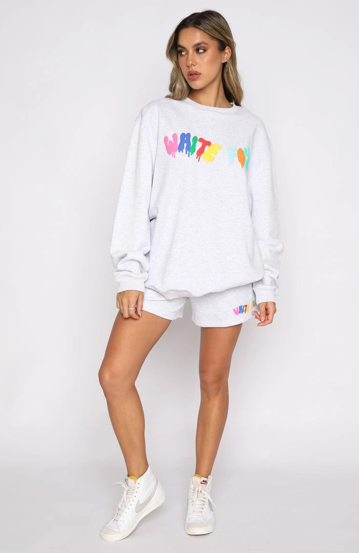 White Fox Boutique AU Your Moment Sweater Grey Marle Clothing 7 White Fox Boutique AU Your Moment Sweater Grey Marle Clothing