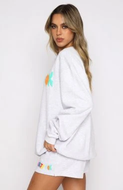 White Fox Boutique AU Your Moment Sweater Grey Marle Clothing 10 White Fox Boutique AU Your Moment Sweater Grey Marle Clothing