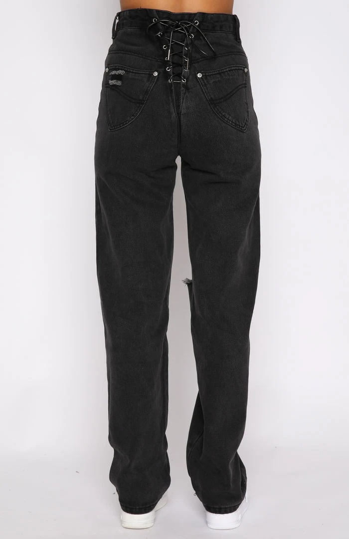 White Fox Boutique AU Out Of Sight Jeans Black Acid Clothing 6 White Fox Boutique AU Out Of Sight Jeans Black Acid Clothing