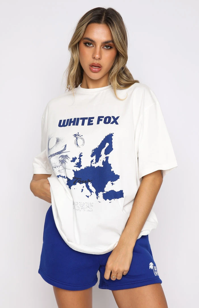 White Fox Boutique AU Clothing The Real World Tee Off White 4 White Fox Boutique AU Clothing The Real World Tee Off White