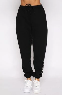 White Fox Boutique AU Clothing Natural Wonder Sweatpants Black