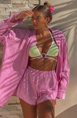 White Fox Boutique AU Take Me Out Shirt Pink Clothing