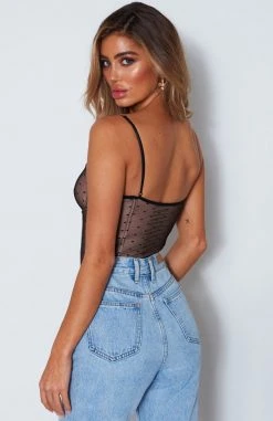 Whitefox Boutique No Looking Back Bodysuit Black 10 Whitefox Boutique No Looking Back Bodysuit Black