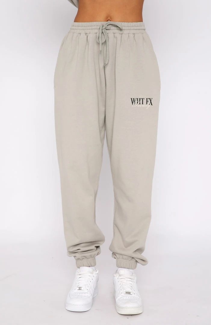 White Fox Boutique AU Classic Sweatpants Taupe Clothing 4 White Fox Boutique AU Classic Sweatpants Taupe Clothing