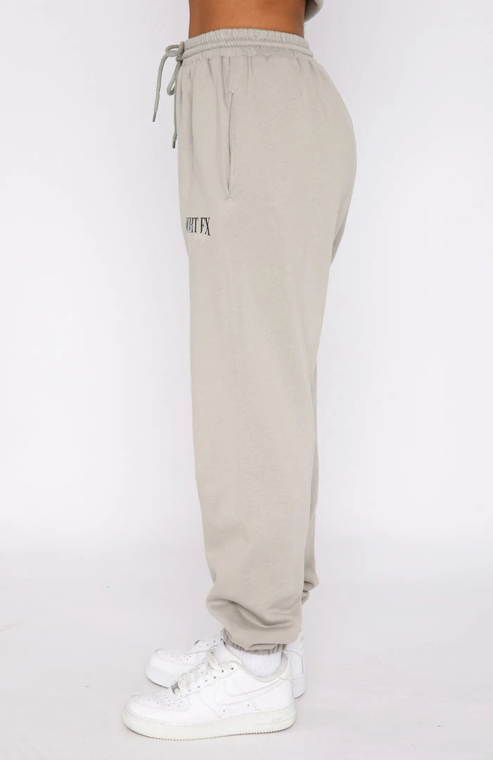 White Fox Boutique AU Classic Sweatpants Taupe Clothing 5 White Fox Boutique AU Classic Sweatpants Taupe Clothing