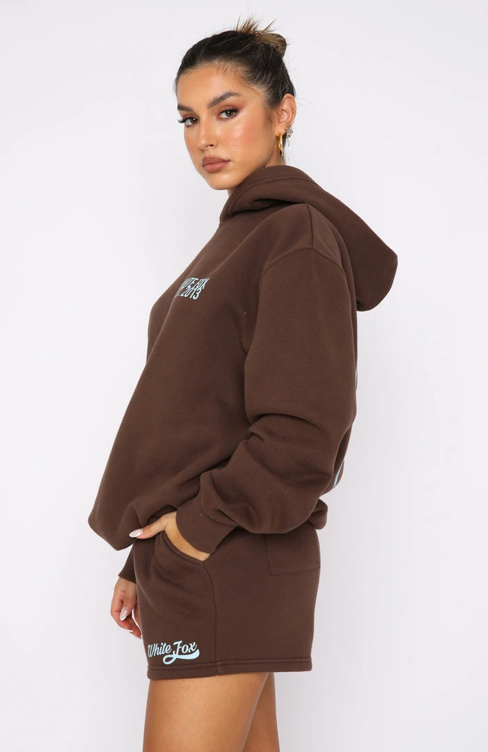 White Fox Boutique AU Clothing Moving Different Hoodie Chocolate 5 White Fox Boutique AU Clothing Moving Different Hoodie Chocolate