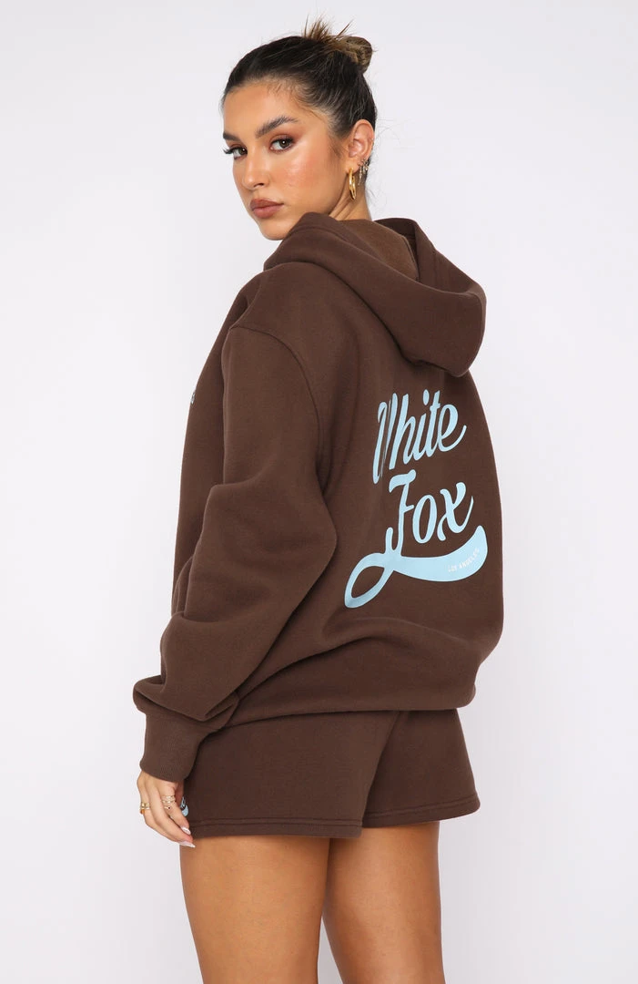 White Fox Boutique AU Clothing Moving Different Hoodie Chocolate 6 White Fox Boutique AU Clothing Moving Different Hoodie Chocolate