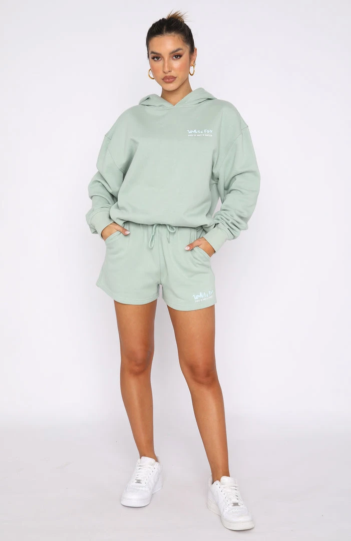 White Fox Boutique AU Not A Dream Hoodie Sage 7 White Fox Boutique AU Not A Dream Hoodie Sage