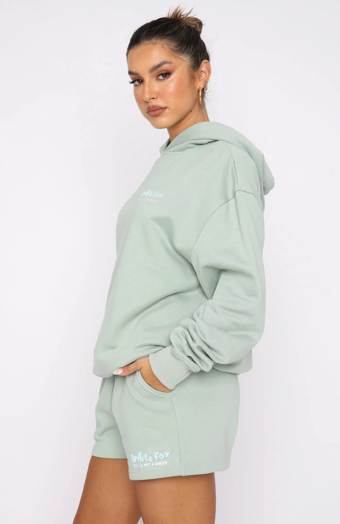 White Fox Boutique AU Not A Dream Hoodie Sage 5 White Fox Boutique AU Not A Dream Hoodie Sage