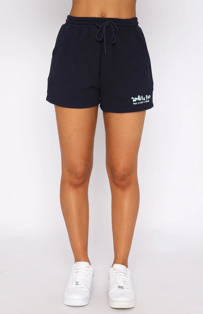 White Fox Boutique AU Clothing Not A Dream Lounge Shorts Navy 4 White Fox Boutique AU Clothing Not A Dream Lounge Shorts Navy