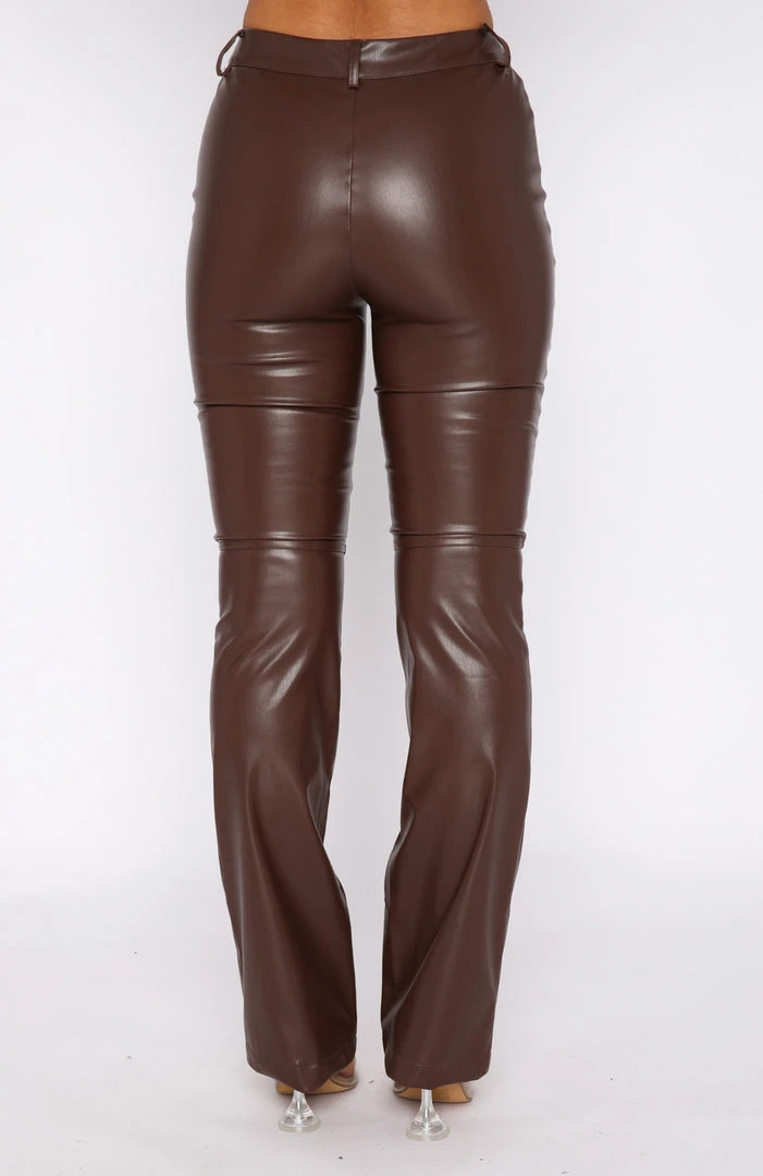 White Fox Boutique AU Clothing Darkest Secrets PU Pants Chocolate 5 White Fox Boutique AU Clothing Darkest Secrets PU Pants Chocolate