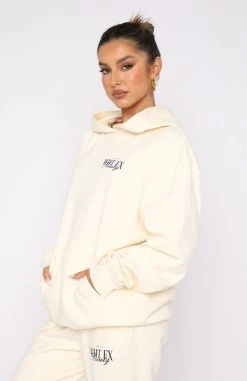 White Fox Boutique AU Classic Hoodie Cream