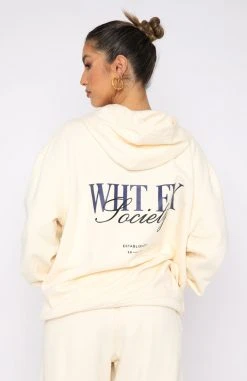 White Fox Boutique AU Classic Hoodie Cream