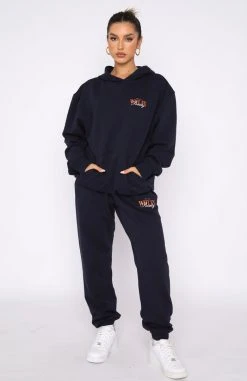 White Fox Boutique AU Clothing Classic Hoodie Navy 12 White Fox Boutique AU Clothing Classic Hoodie Navy