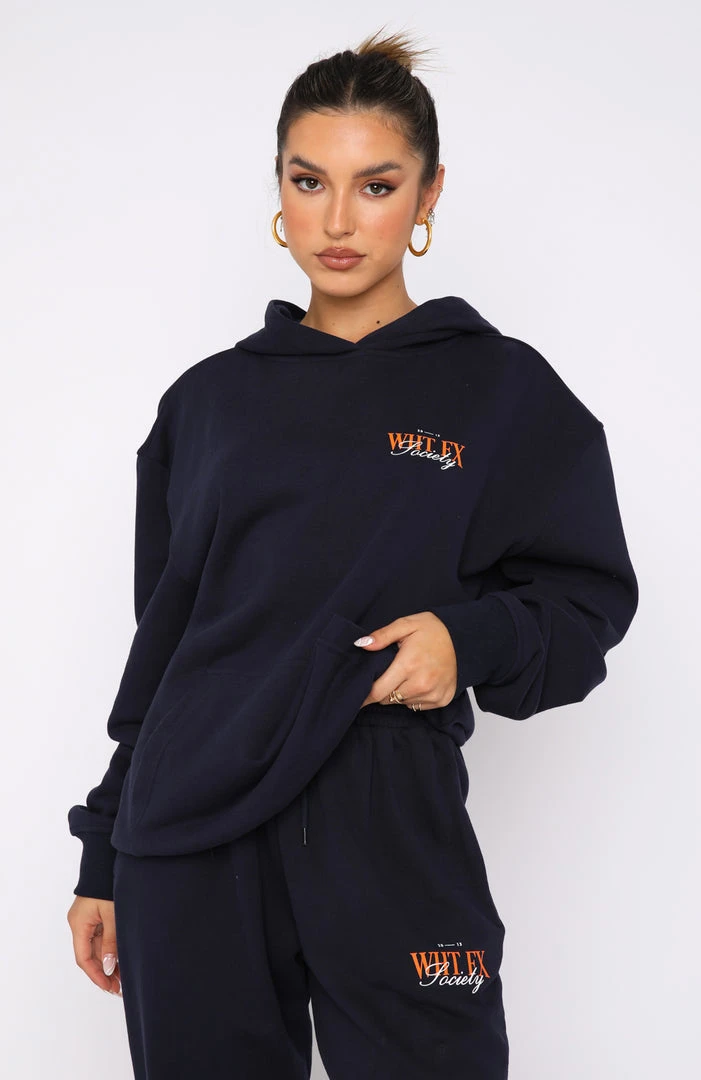 White Fox Boutique AU Clothing Classic Hoodie Navy 4 White Fox Boutique AU Clothing Classic Hoodie Navy