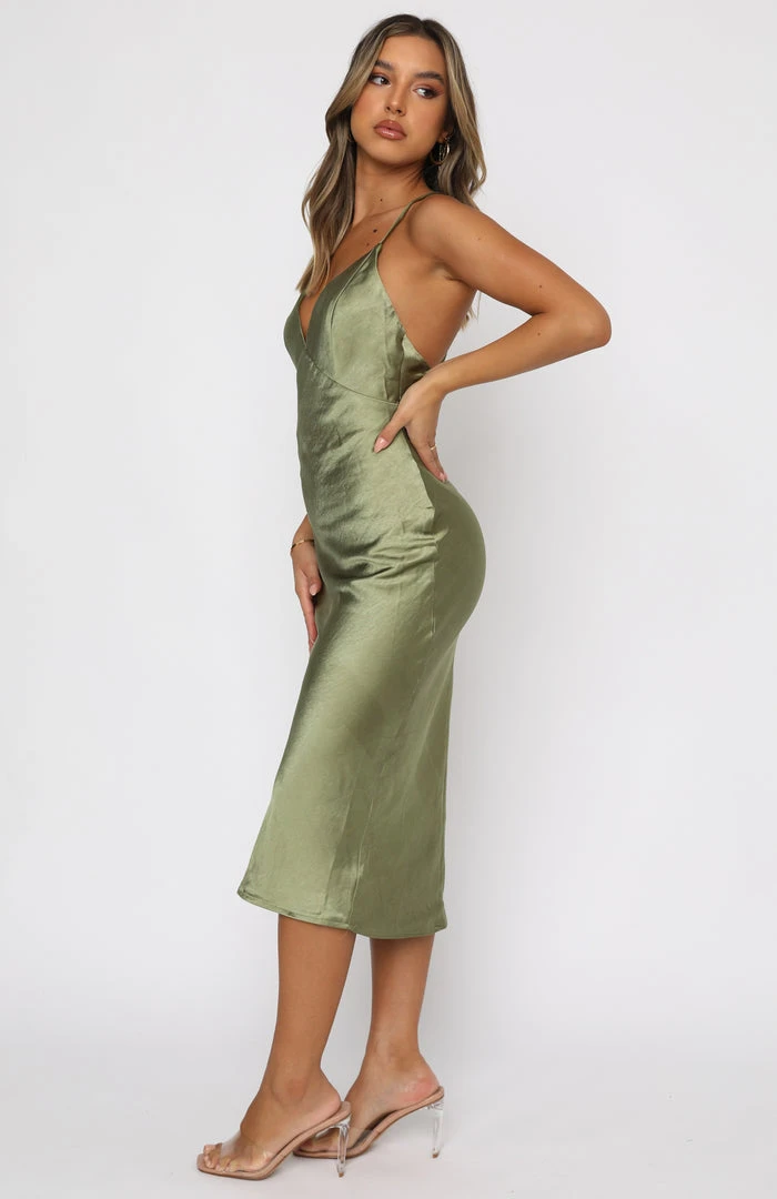 White Fox Boutique AU Field Of Dreams Midi Dress Khaki 5 White Fox Boutique AU Field Of Dreams Midi Dress Khaki