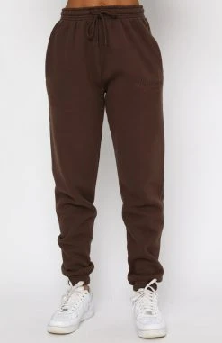 White Fox Boutique AU Make You Mine Sweatpants Chocolate