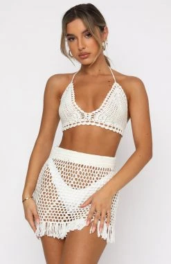 White Fox Boutique AU Private Island Crochet Set White 16 White Fox Boutique AU Private Island Crochet Set White