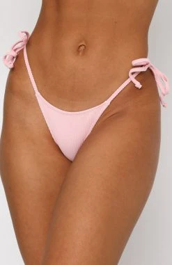 White Fox Boutique AU By The Pool Bottoms Fairy Floss Rib