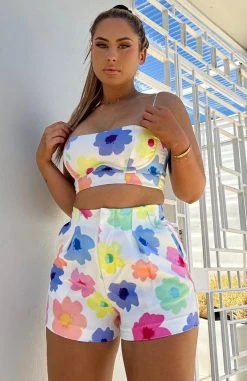 White Fox Boutique AU Sunshine On My Mind Shorts Spring Print 15 White Fox Boutique AU Sunshine On My Mind Shorts Spring Print