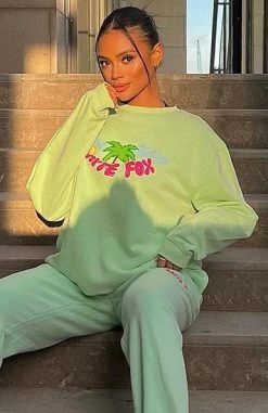 White Fox Boutique AU Clothing What A View Sweater Apple Green 15 White Fox Boutique AU Clothing What A View Sweater Apple Green