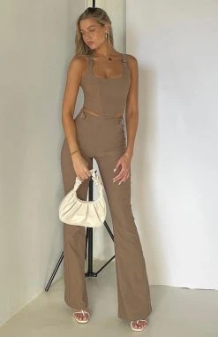 White Fox Boutique AU Satisfy Me Pants Mocha Clothing 17 White Fox Boutique AU Satisfy Me Pants Mocha Clothing