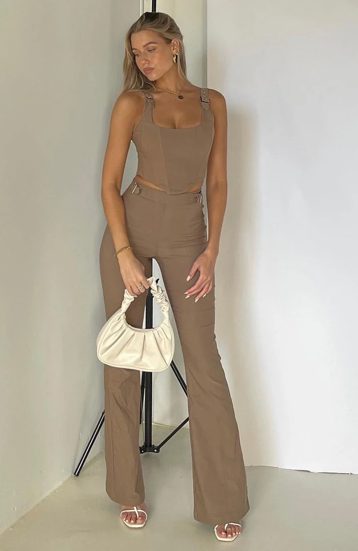 White Fox Boutique AU Satisfy Me Pants Mocha Clothing 8 White Fox Boutique AU Satisfy Me Pants Mocha Clothing