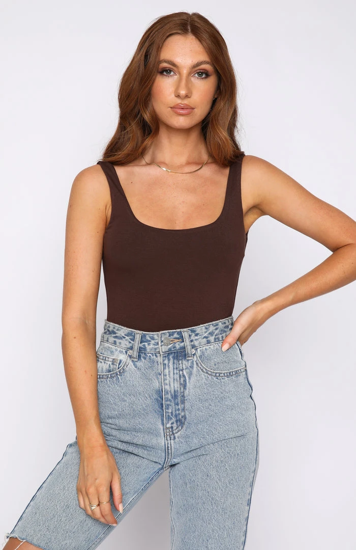 White Fox Boutique AU Clothing Always On My Mind Bodysuit Chocolate 6 White Fox Boutique AU Clothing Always On My Mind Bodysuit Chocolate