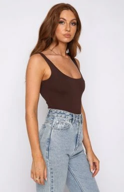 White Fox Boutique AU Clothing Always On My Mind Bodysuit Chocolate 13 White Fox Boutique AU Clothing Always On My Mind Bodysuit Chocolate