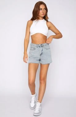 White Fox Boutique AU World Is Yours Denim Shorts Blue Denim Clothing 11 White Fox Boutique AU World Is Yours Denim Shorts Blue Denim Clothing