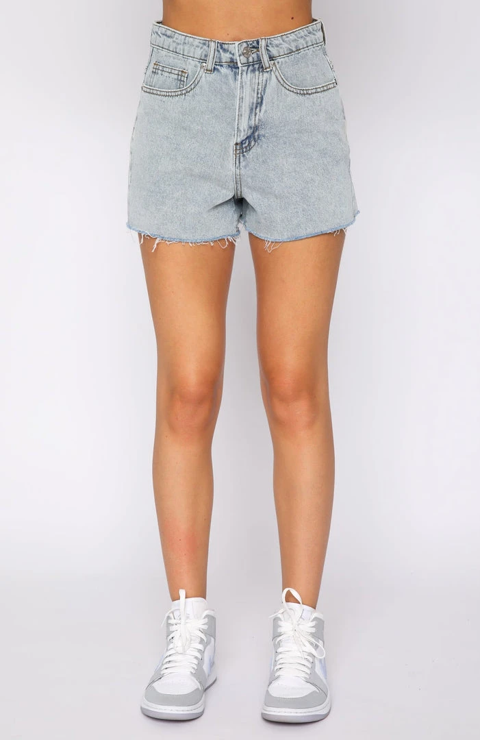 White Fox Boutique AU World Is Yours Denim Shorts Blue Denim Clothing 4 White Fox Boutique AU World Is Yours Denim Shorts Blue Denim Clothing