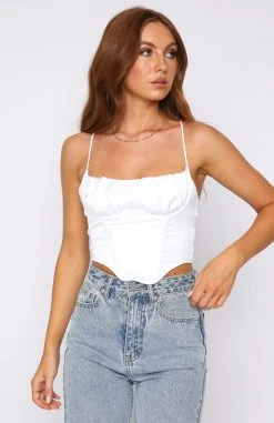 White Fox Boutique AU Doing The Most Bustier White