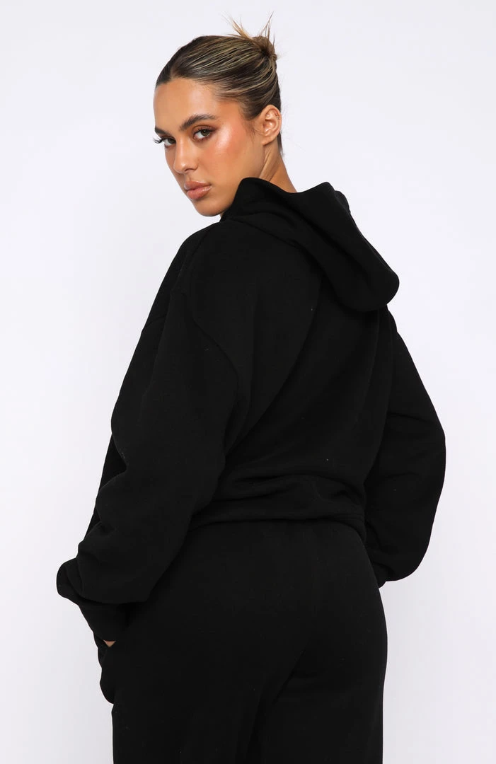 White Fox Boutique AU Clothing Varsity Vibe Hoodie Black 6 White Fox Boutique AU Clothing Varsity Vibe Hoodie Black